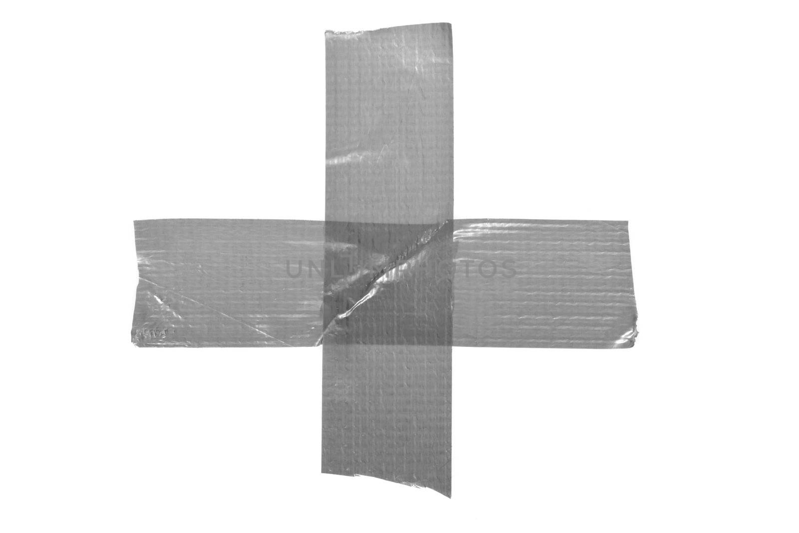 Duct tape, photo on the white background
