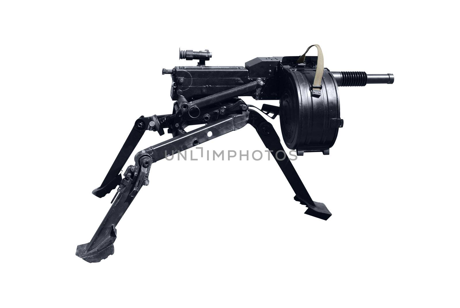 grenade launcher isolated on white by goce