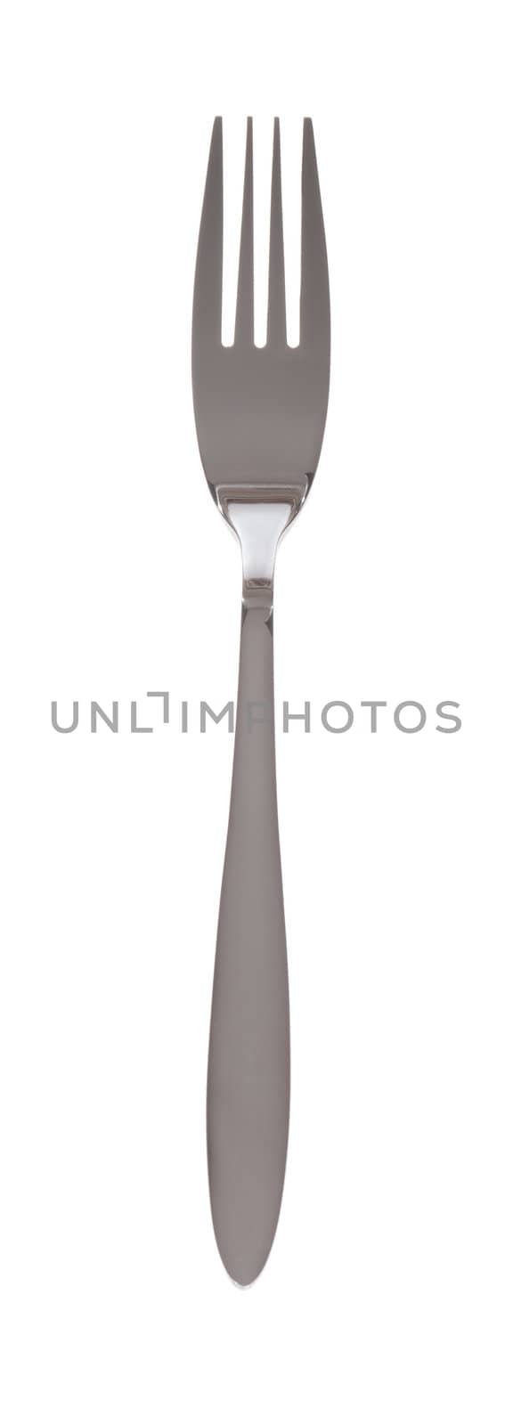 one fork photo on the white background