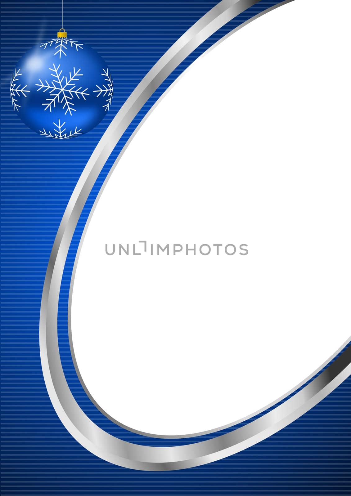 christmas background with christmas ball by alexwhite
