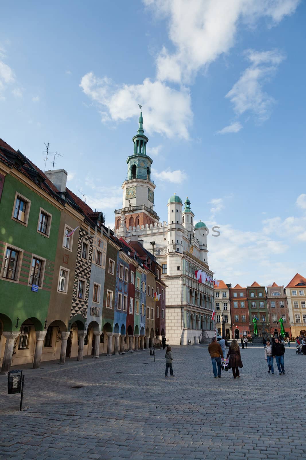The central square of the city established in 1253 is the third biggest in Poland