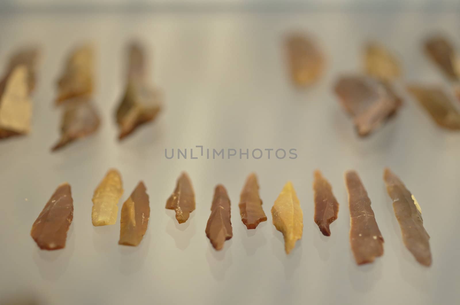 Flint stone made by prehistoric man
