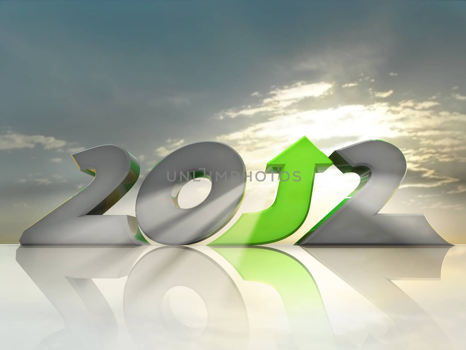 Business growth in 2012. Message of hope and prosperity