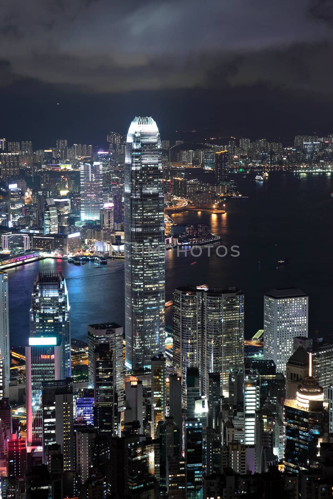 Hong Kong at night