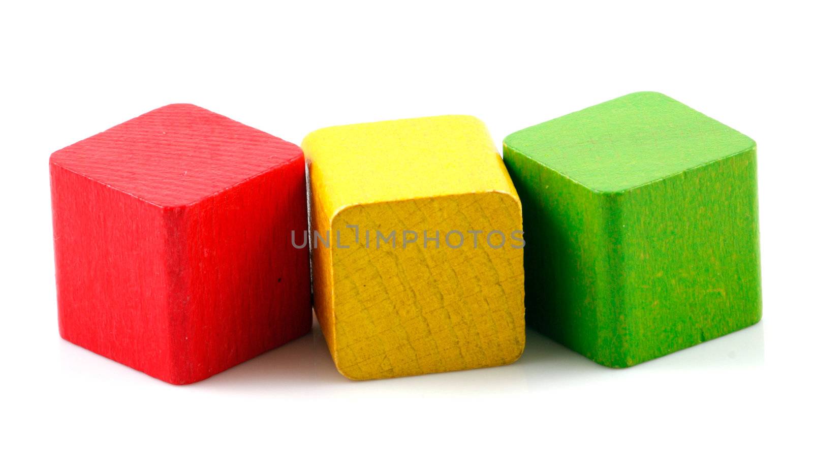 Wooden building blocks