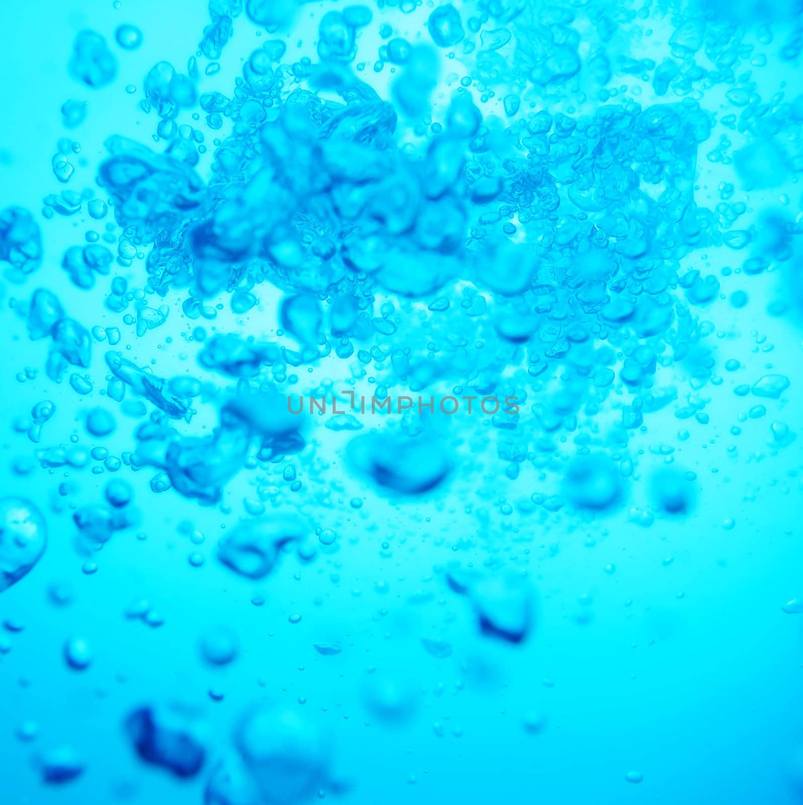 air bubbles in fresh water nice for backgrounds