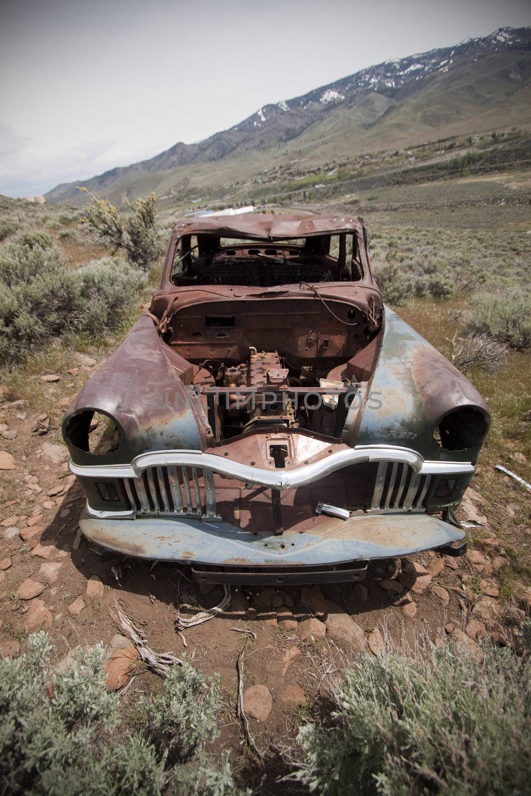 Old abandoned truck