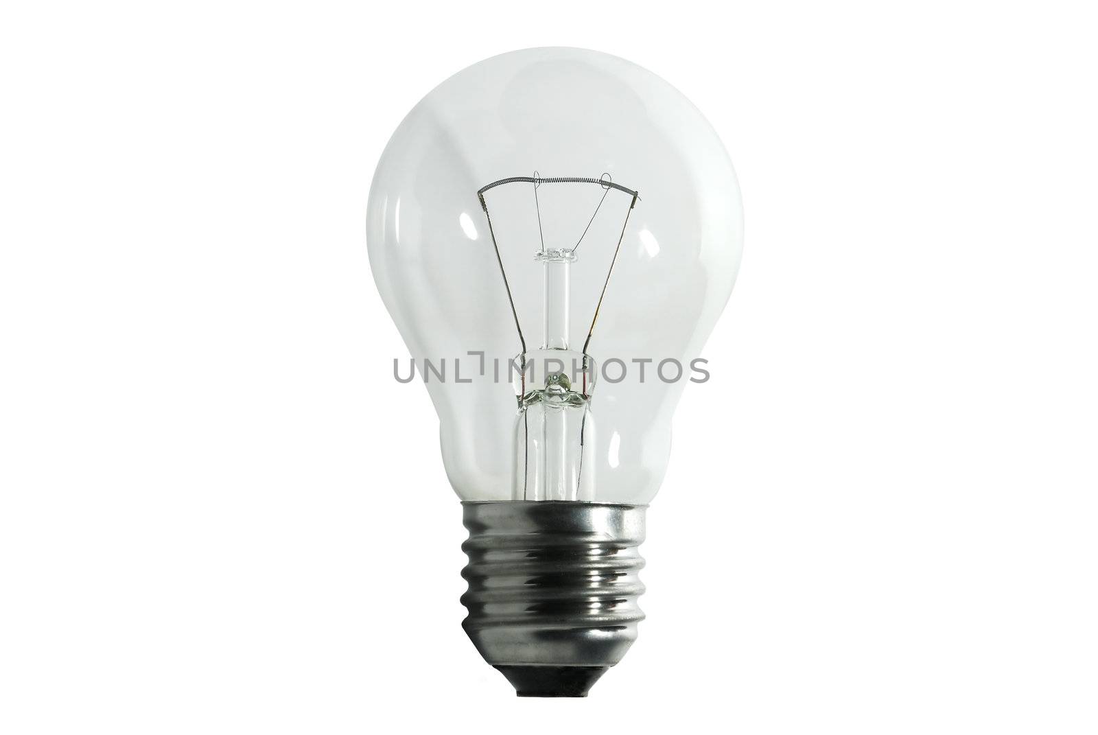 Electric lamp (isolated on a white background)