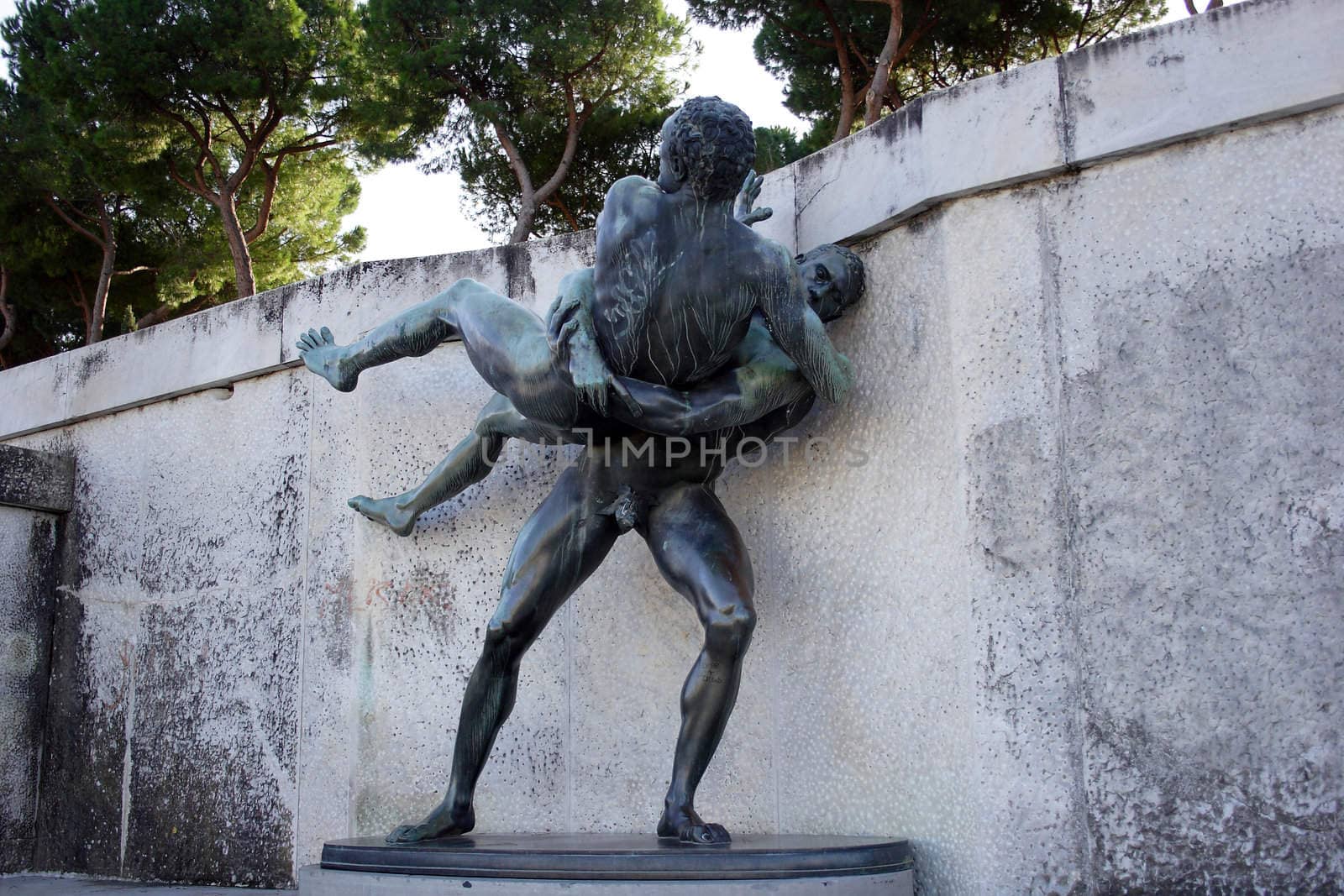 bronze, Italy, statue, architecture, sports, Rome, famous, landmark, monument, memorial, tourism, town, travel, urban, sculpture, detail, beauty, details, art, sculptures,