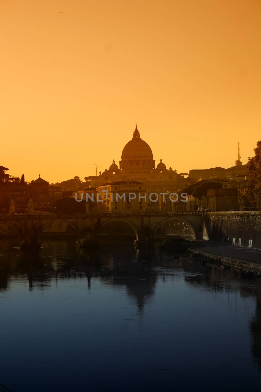 Rome, architecture, St. Peter's Basilica, Catholicism, Christian, Christianity, church, dome, Italy, Landescape, sunset, river , Pope, prayer, priest, tourism, Vatican,