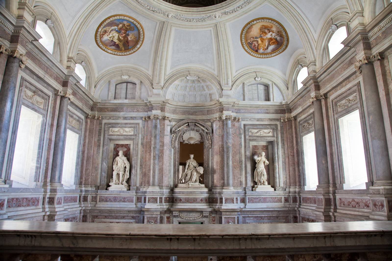 Reggia di Caserta (Caserta Royal Palaca), Italy. Luxury interior, more than 300 years old