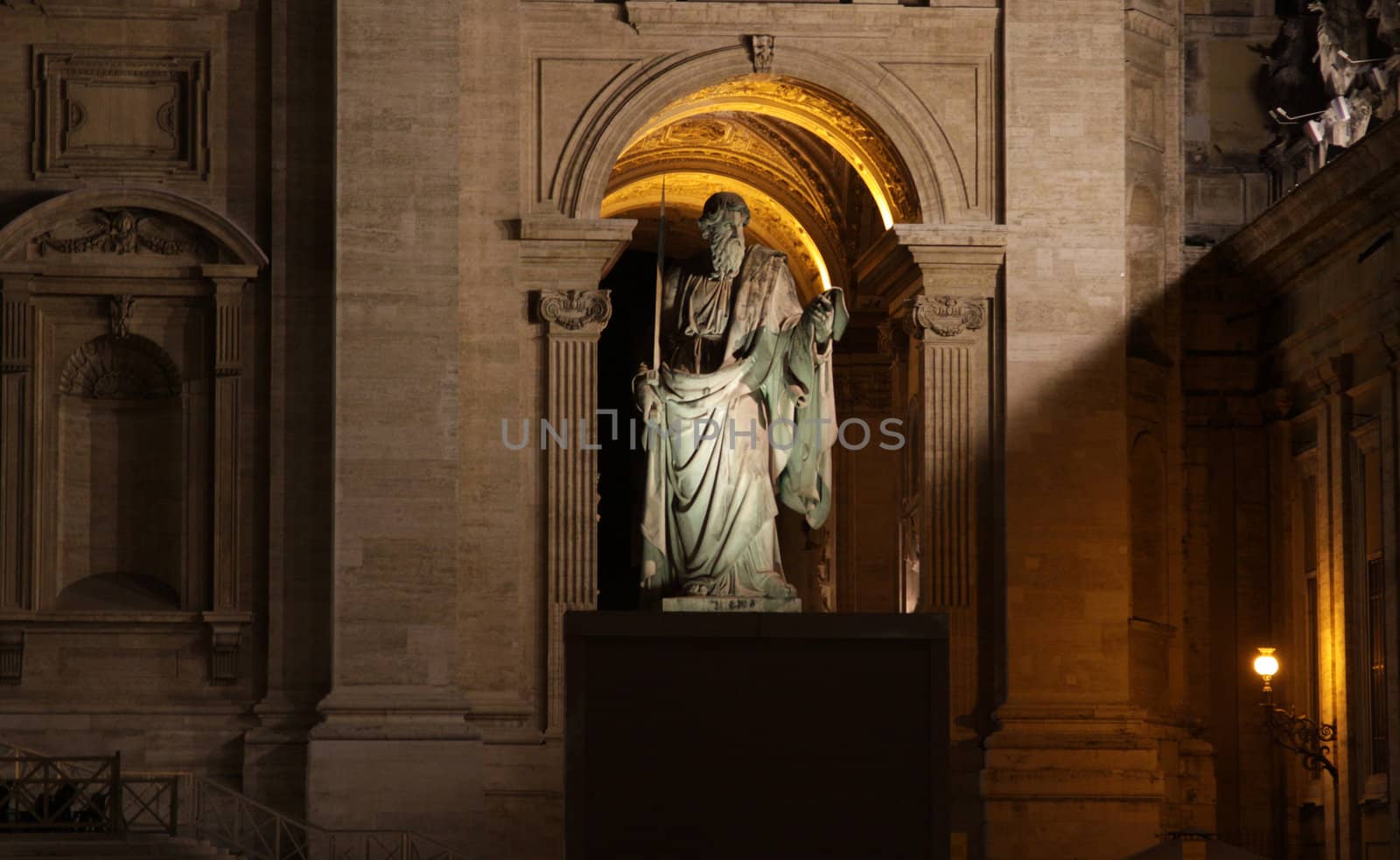 Statue of St. Paul at Night
 by ca2hill