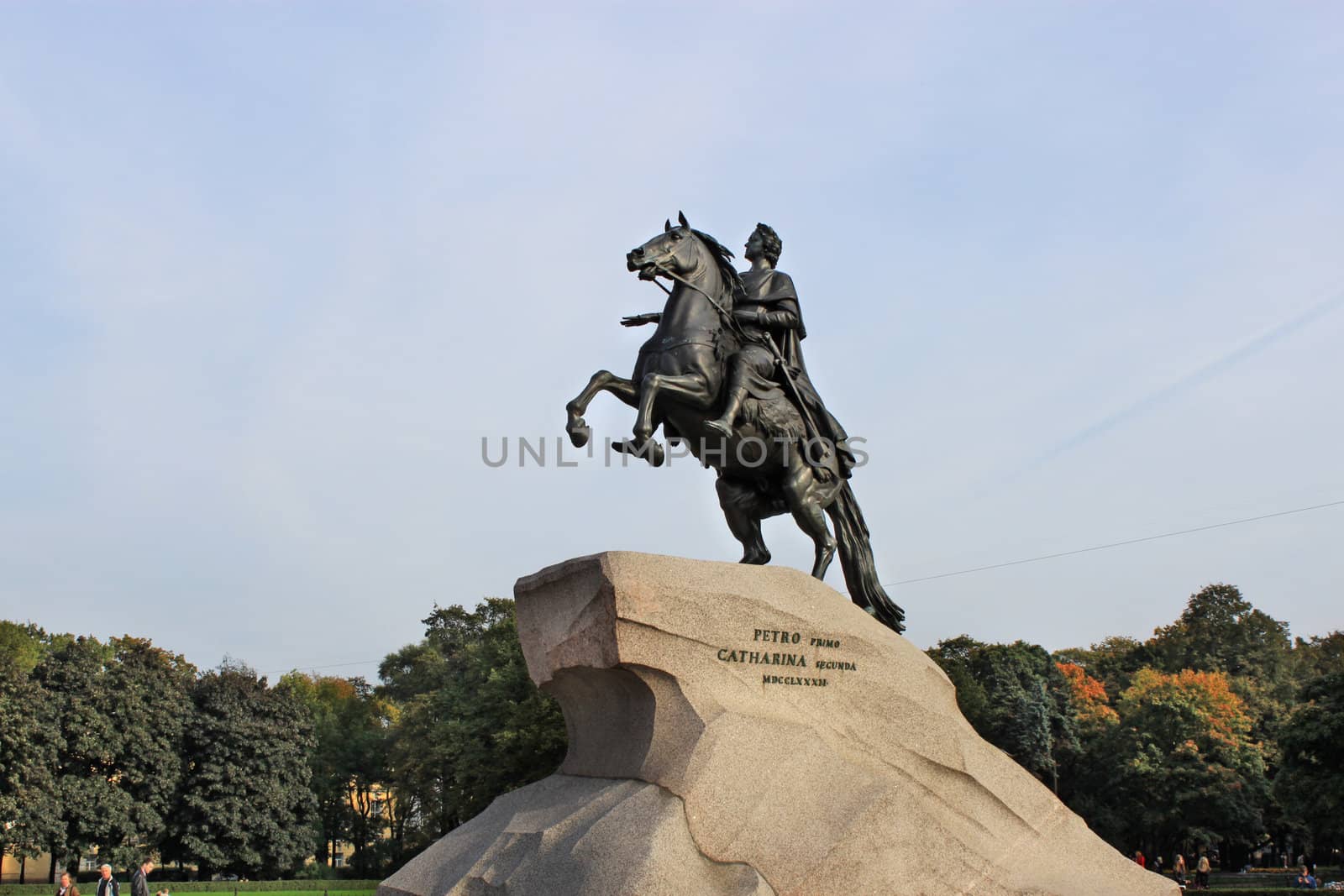 Monument of Peter the First - St.Petersburg. Russia. Peter was a great king