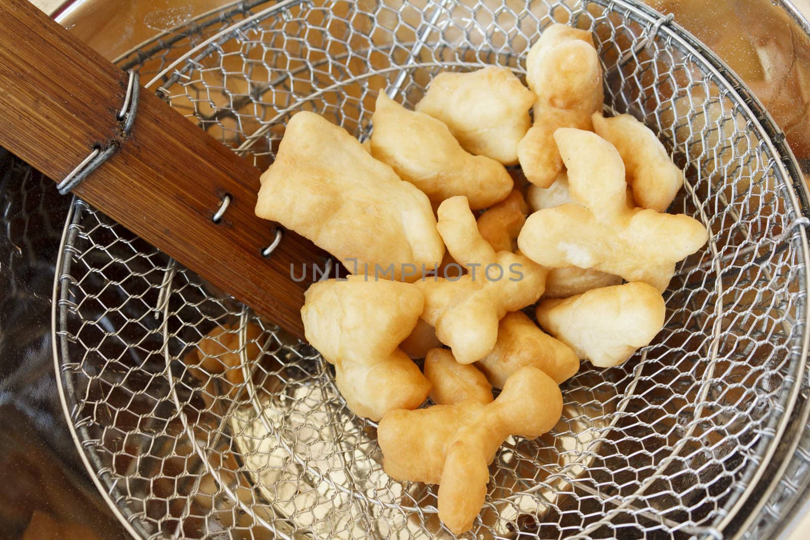 Deep-fried dough stick, Chinese doughnut, breakfast or snack of the chinese people