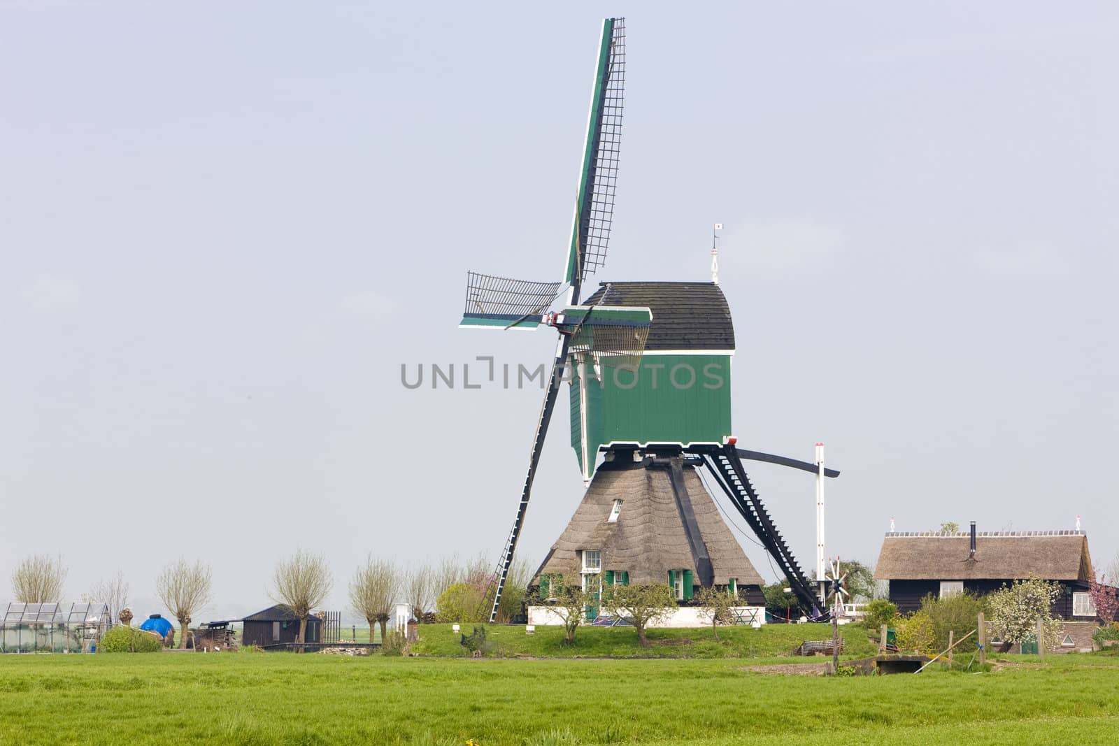 windmill near Vlist, Netherlands