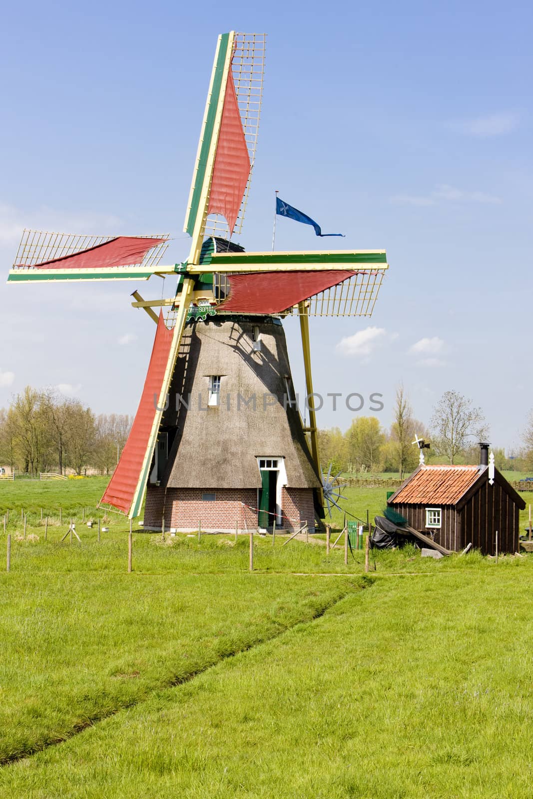 windmill, Ooievaarsdorp, Netherlands by phbcz