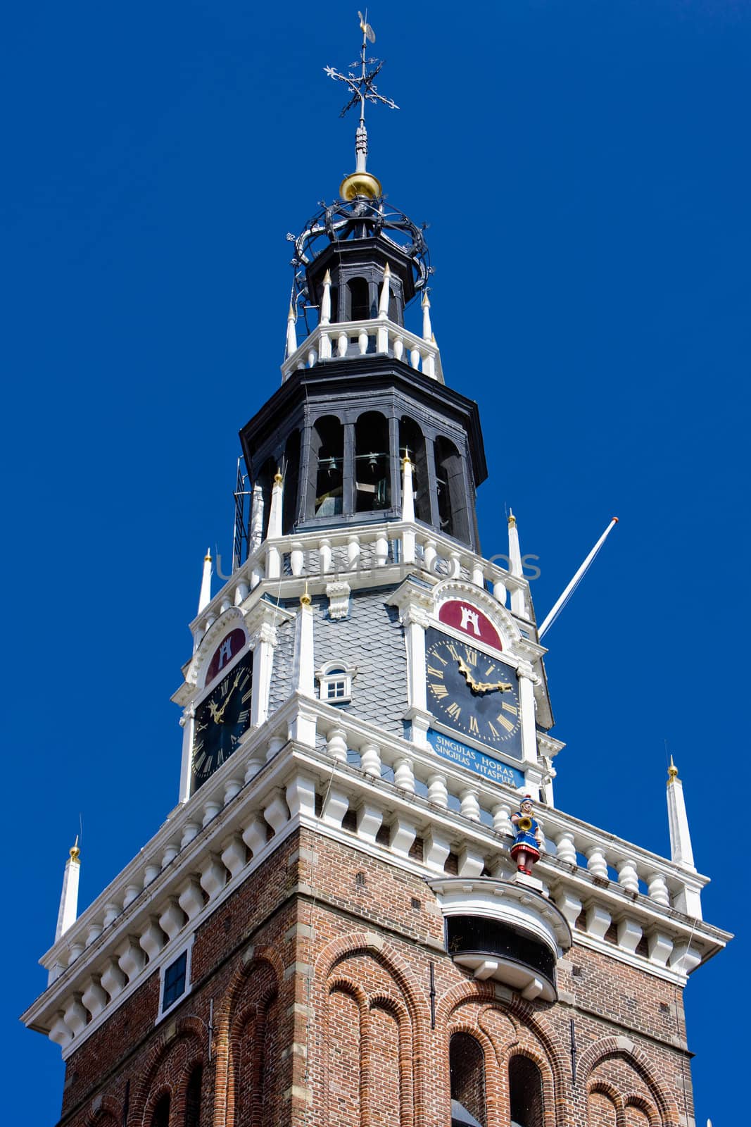 town hall's detail, Alkmaar, Netherlands