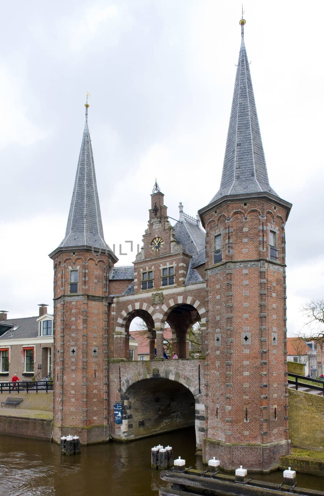 Waterpoort van Sneek (water gate), Sneek, Friesland, Netherlands