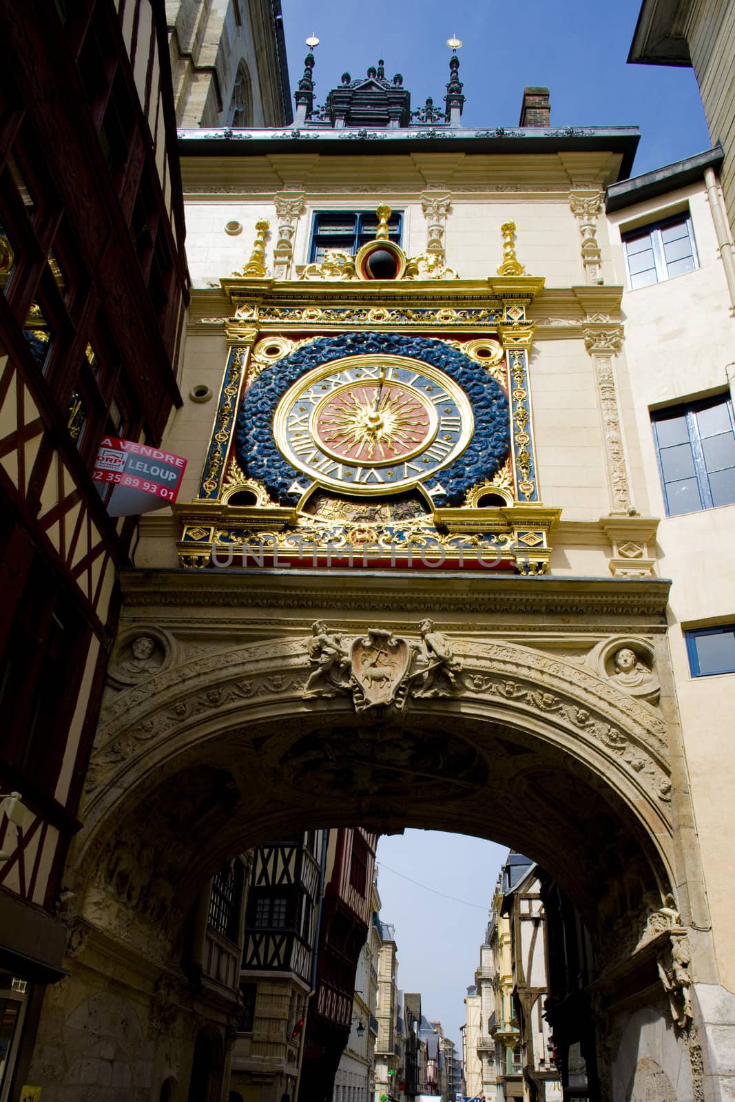 Gros Horloge, Rouen, Normandy, France by phbcz