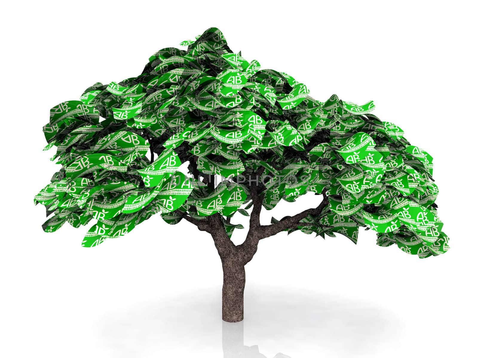 the tree leaves organic agriculture