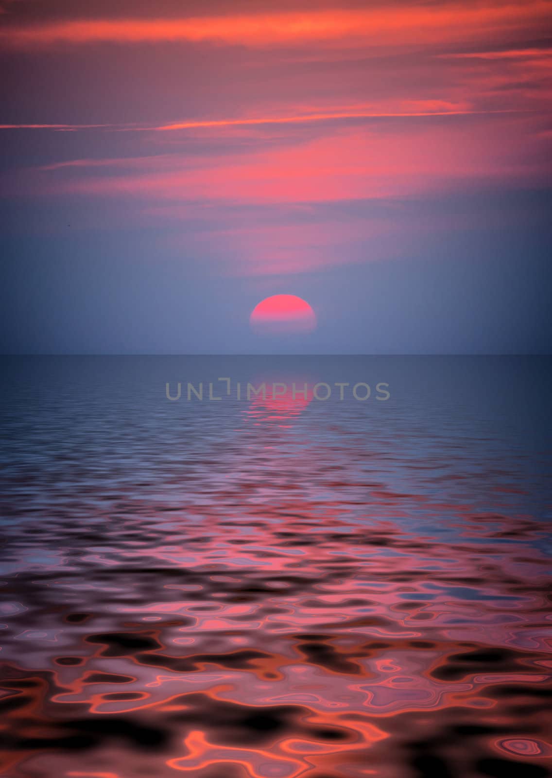 the sunset by njaj
