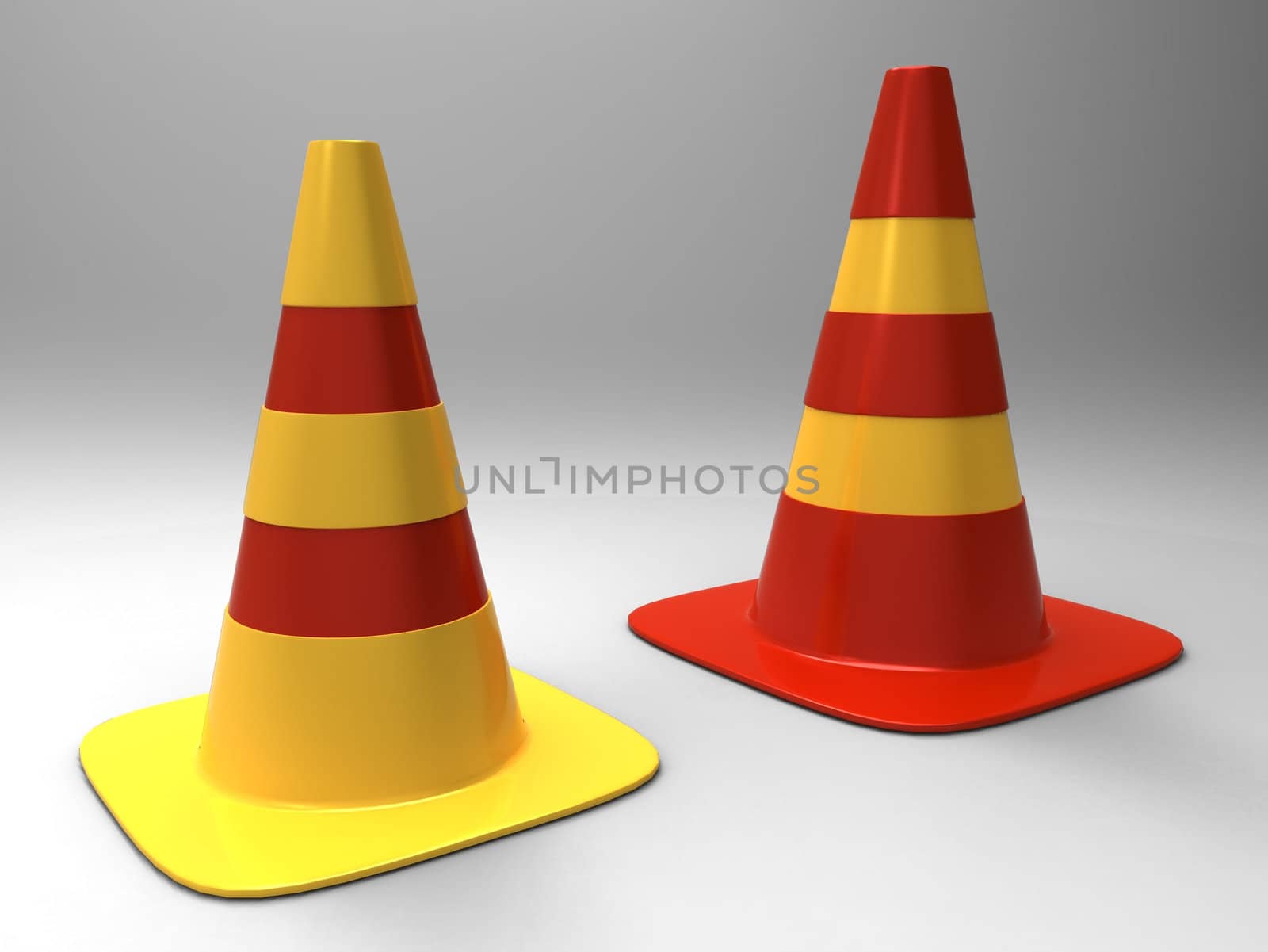 the traffic cone