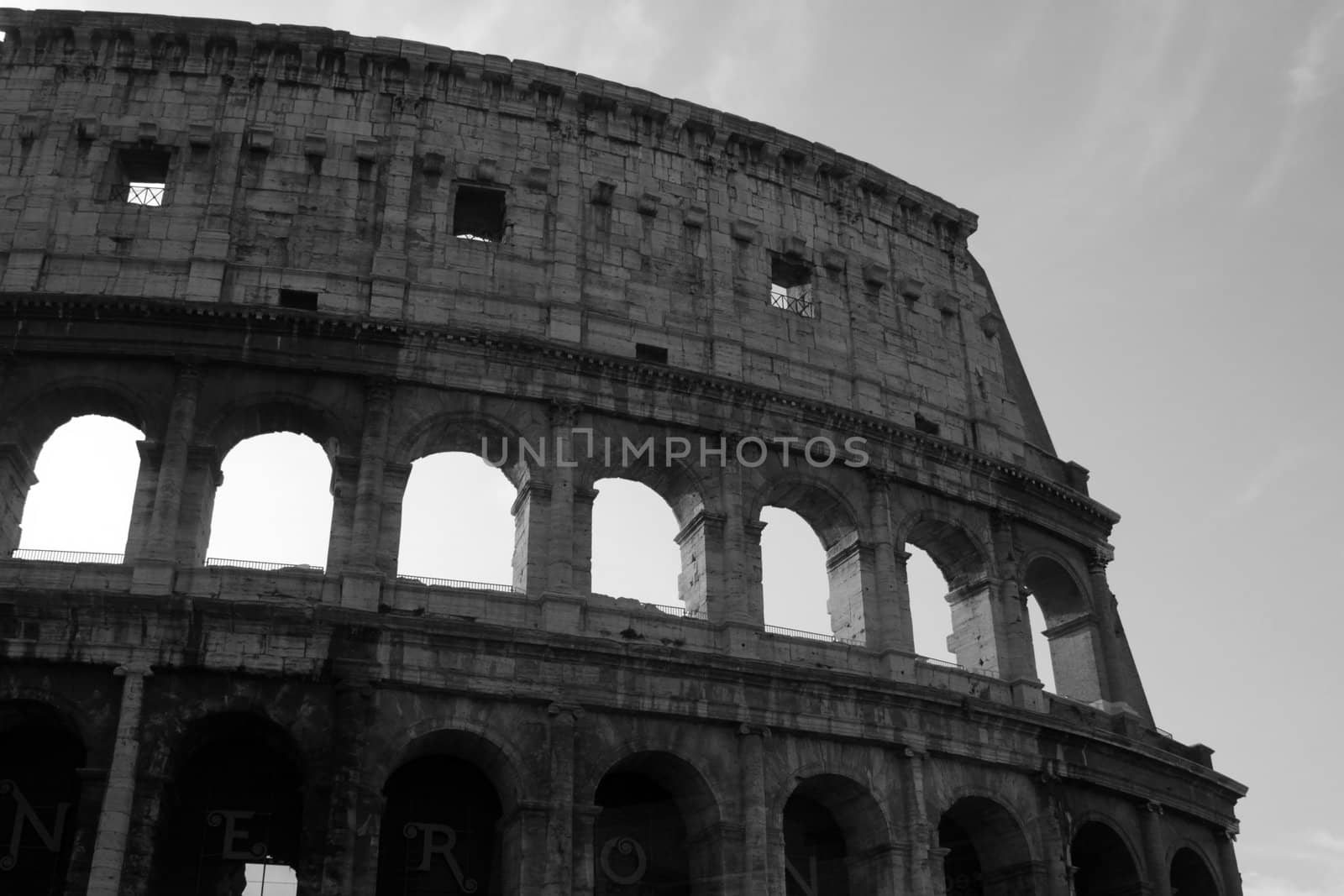 The magnificant colosseum in Rome, Italy.