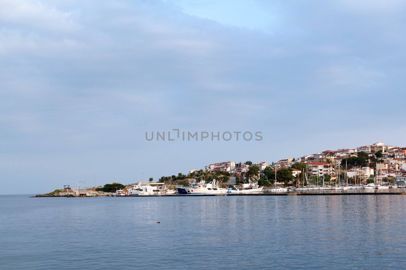 Neos Marmaras port Sithonia Greece by goce