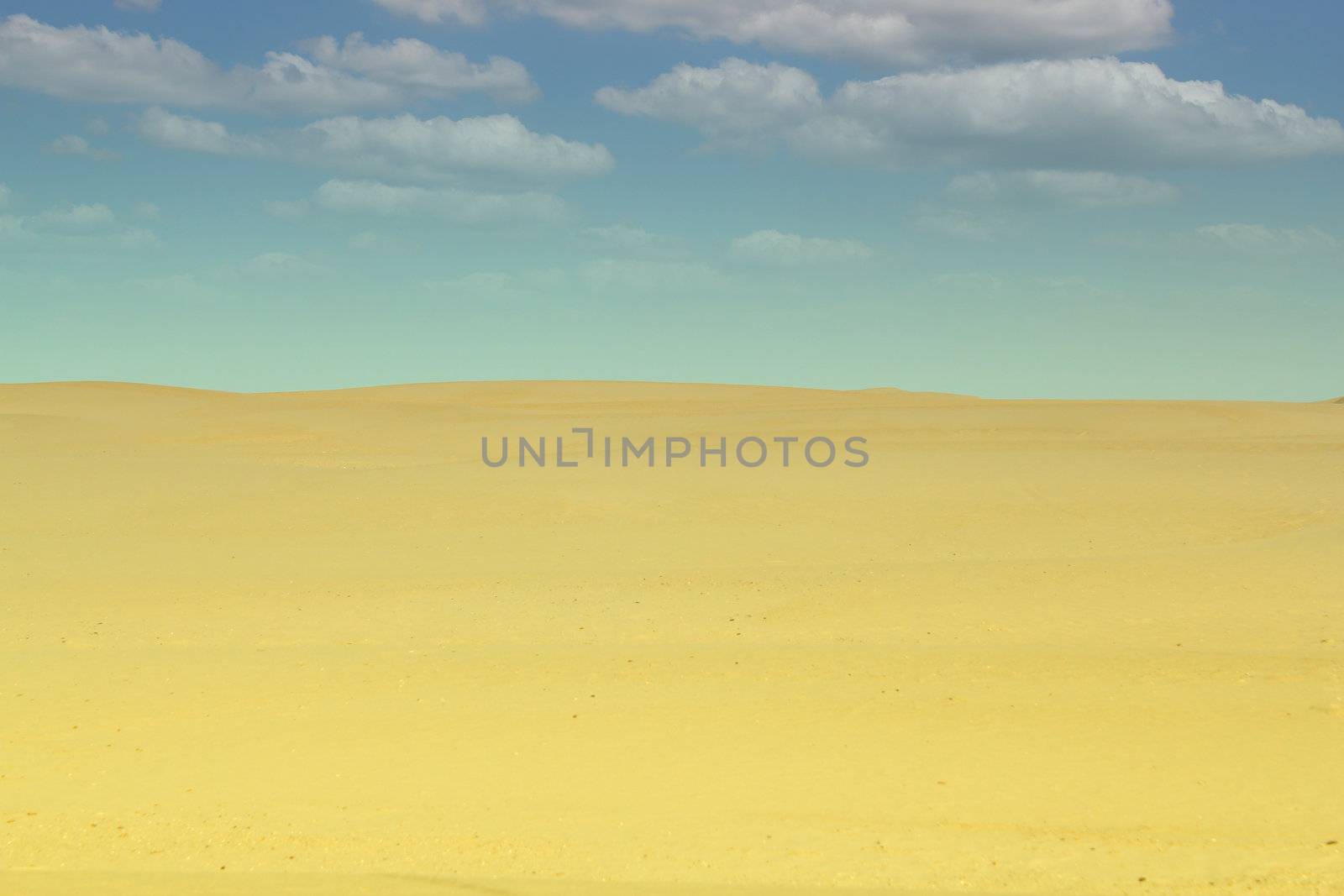 desert landscape by goce