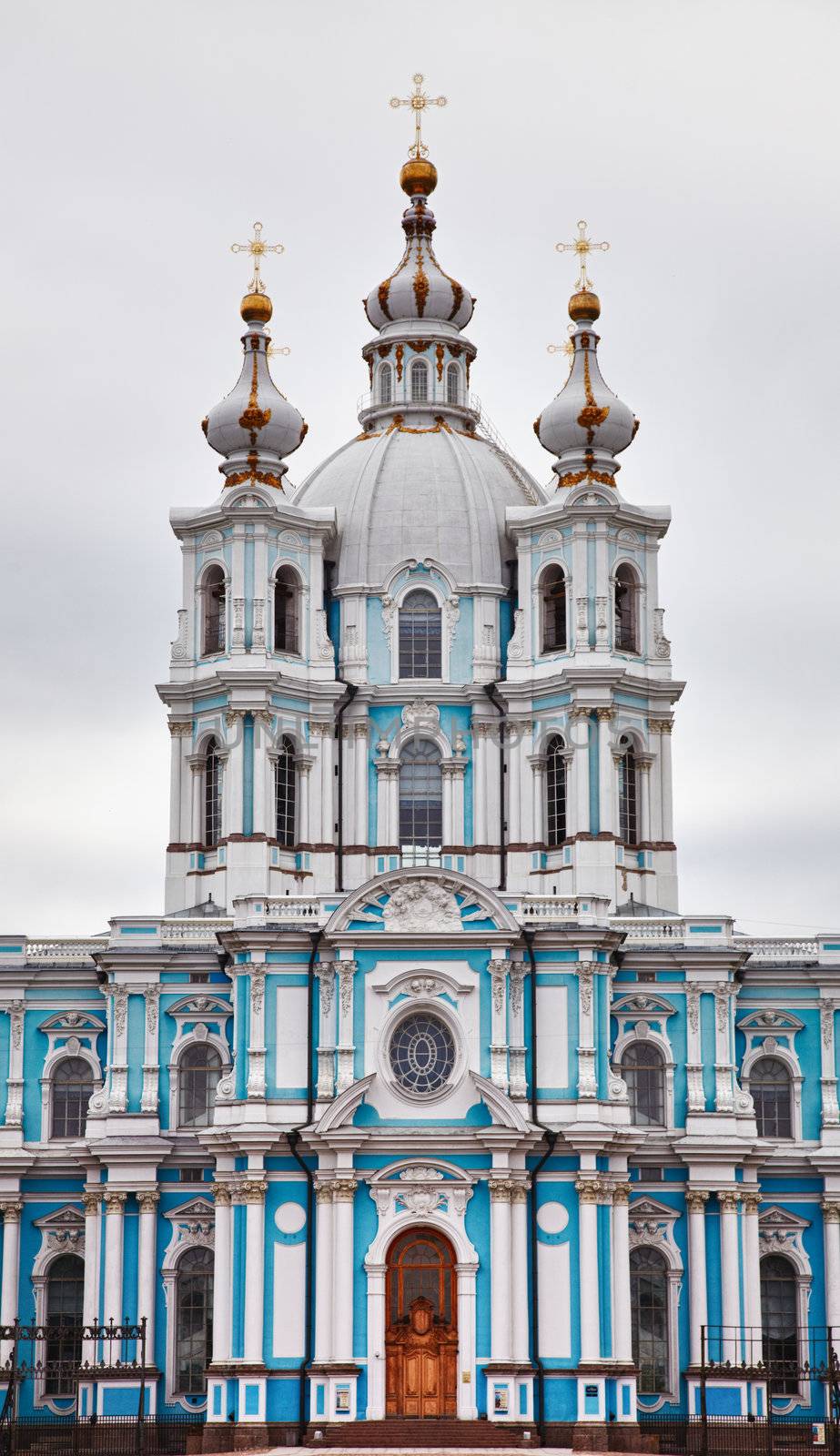 Ancient Russian Orthodox church in St. Petersburg by pzaxe