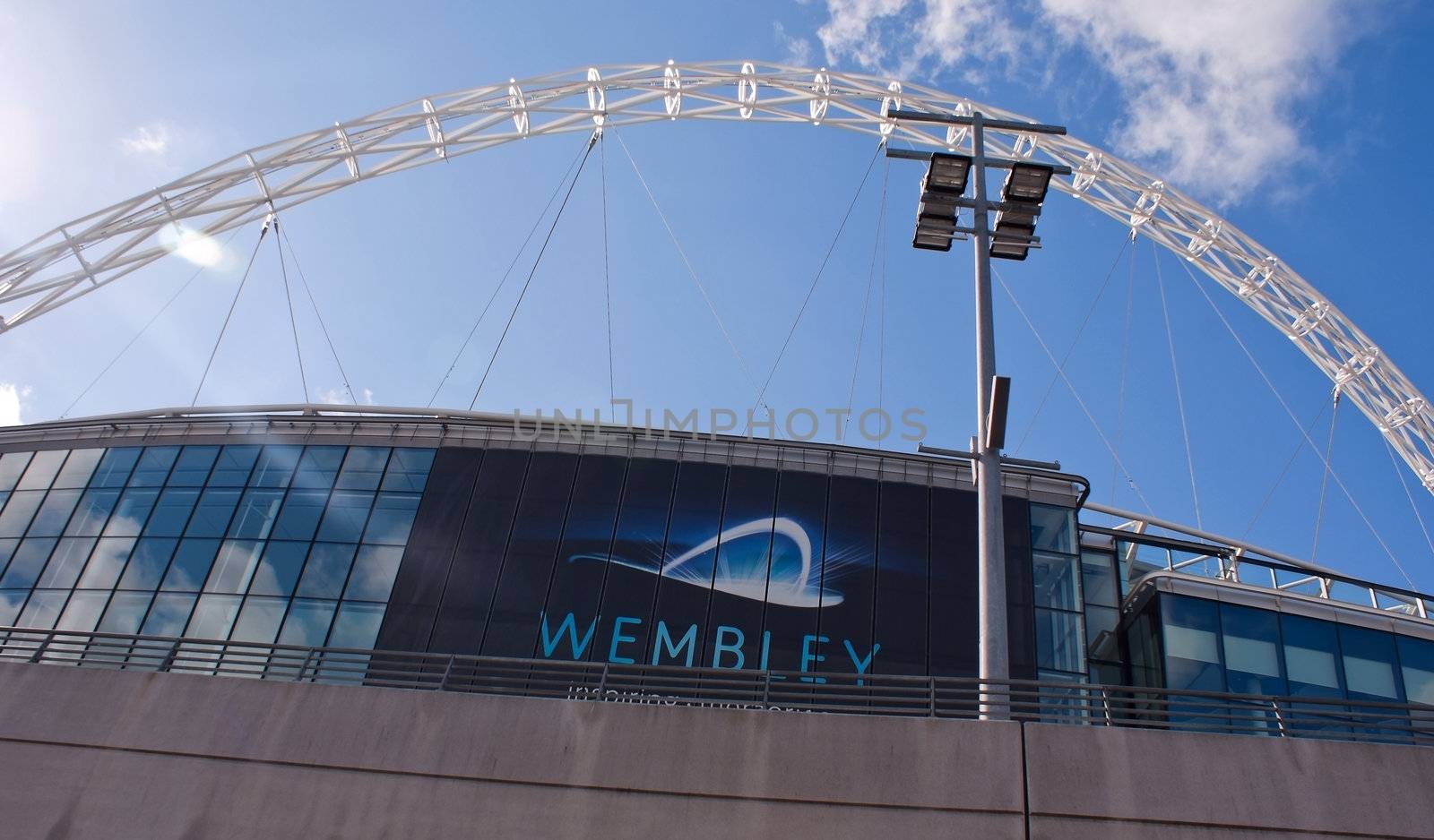 Empty entrance to Wembley stadium by AndreyKr