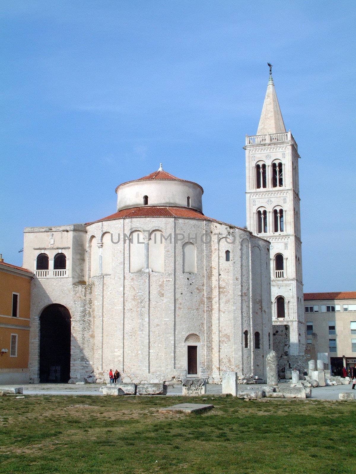 Church of st. Donat in Zadar, Croatia by atlas