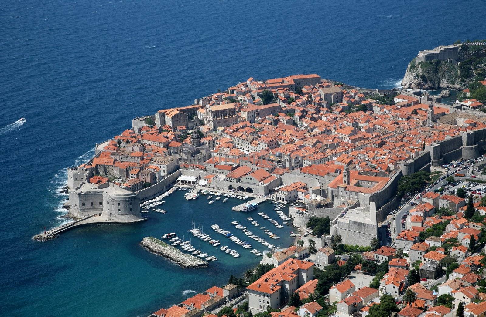 Dubrovnik, Croatia. Most popular travel destination in Adriatic sea