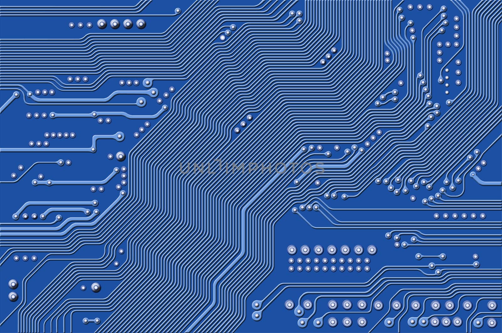 Image of the printed circuit - motherboard - technology abstract