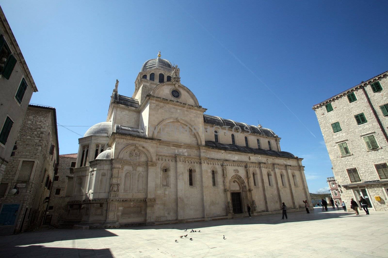 Cathedral of St. James in Sibenik, Croatia. UNESCO World Heritage