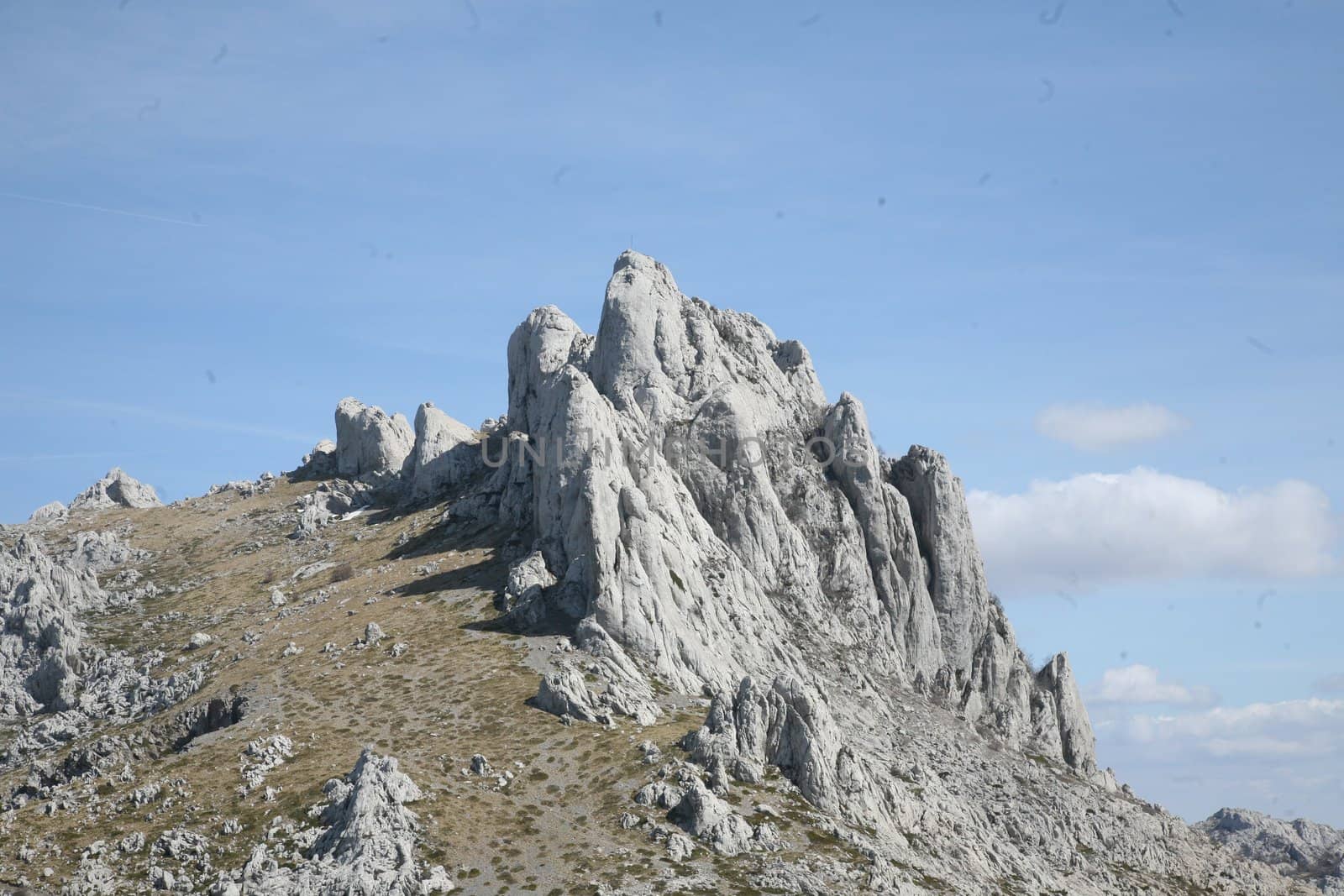 Cliff on mountain Velebit - Croatia by atlas