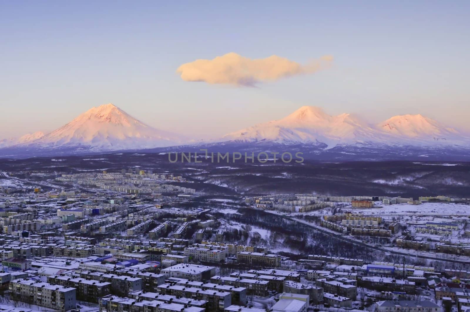 At home at volcano bottom on kamchatca