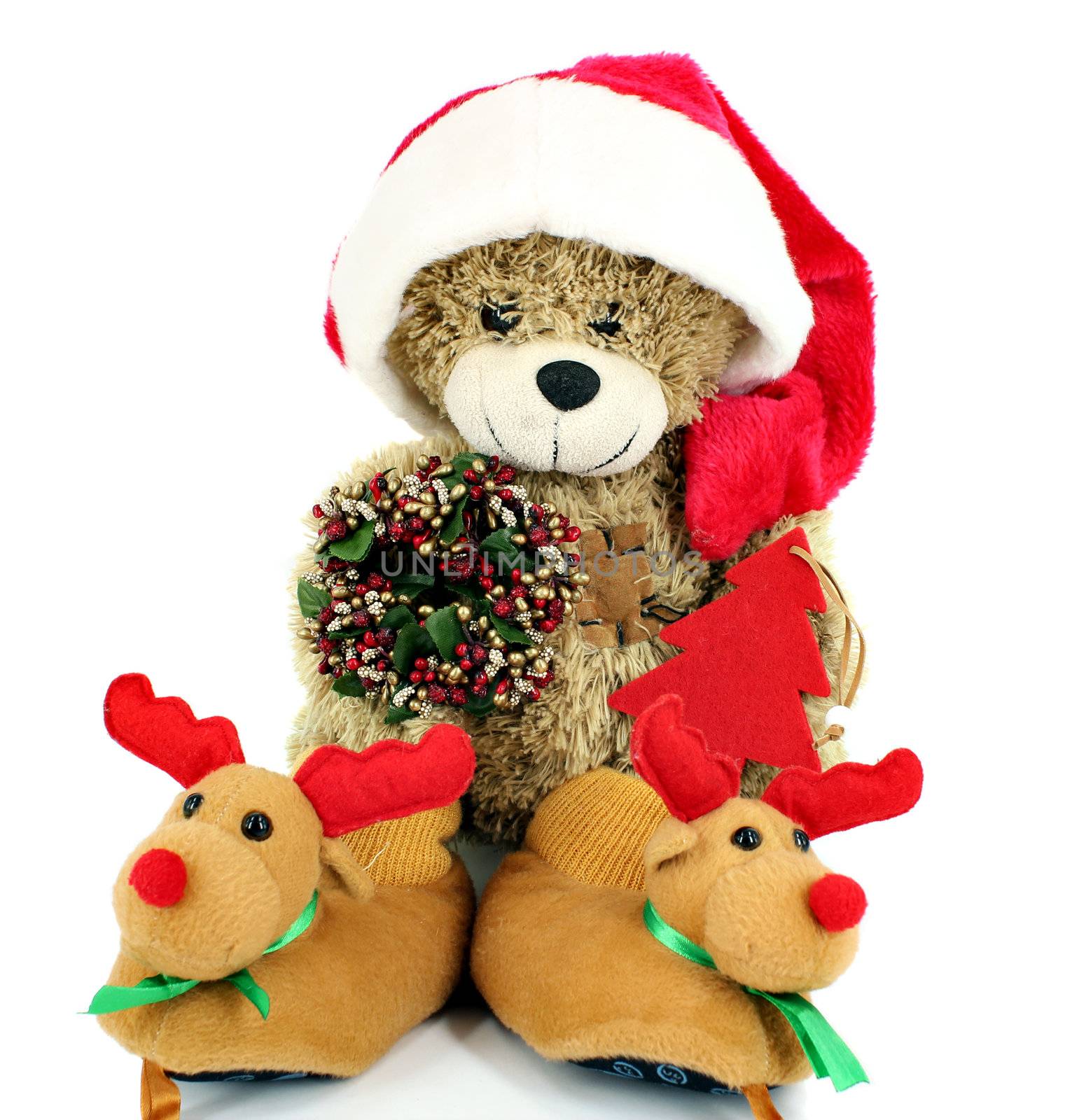 teddy bear Santa Claus