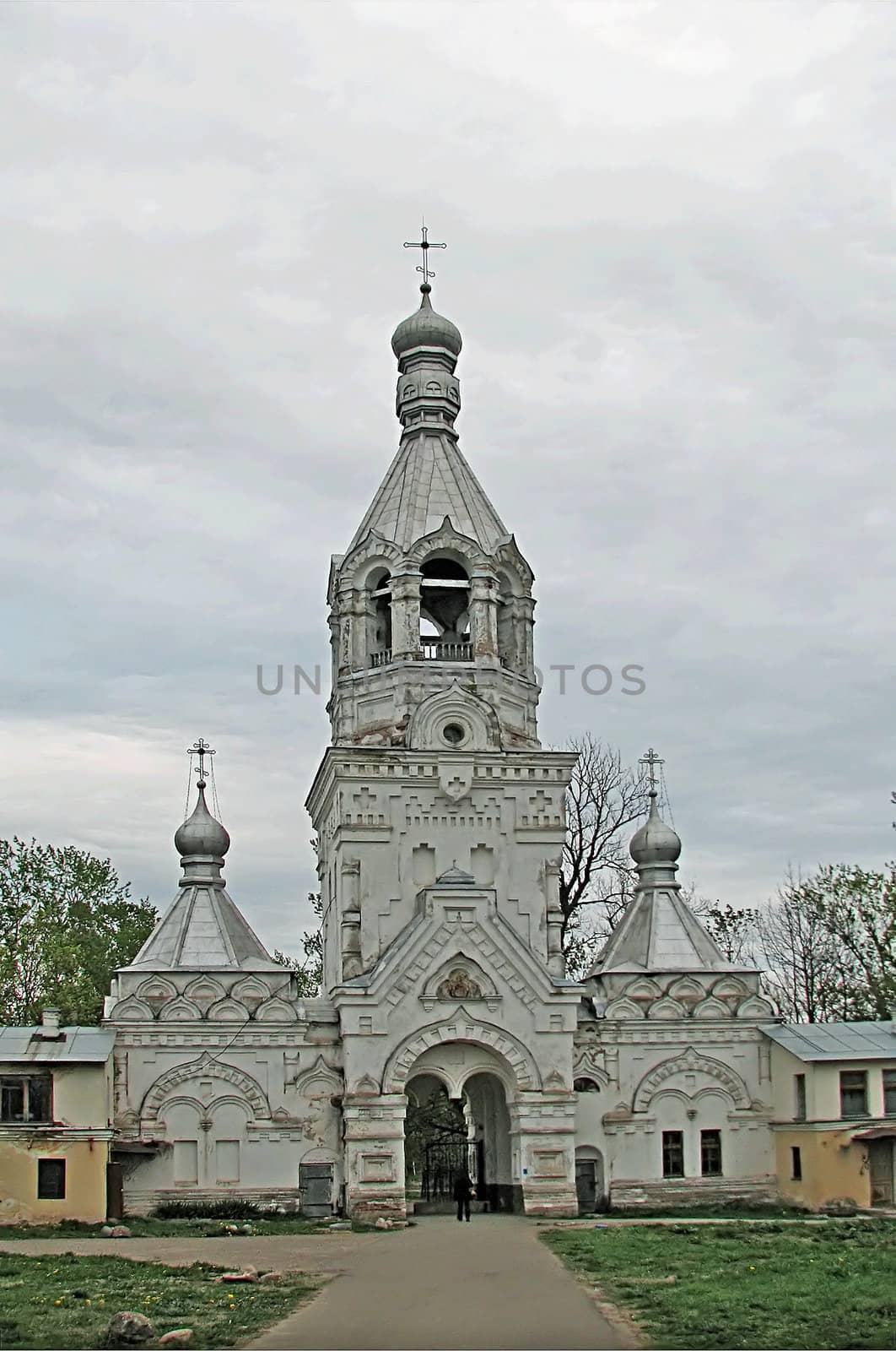 An orthodox temple in Novgorod Russia