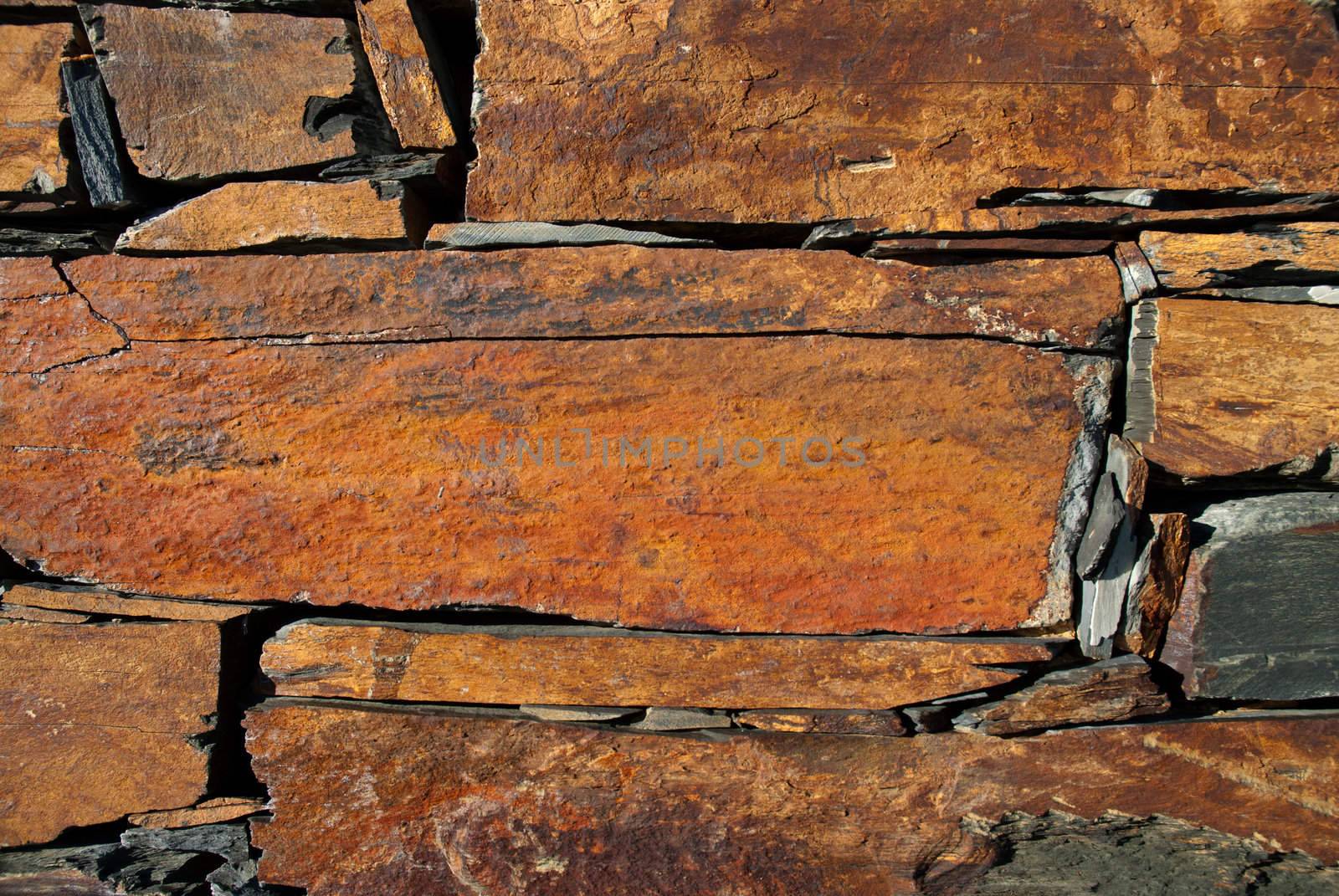 Background texture of earthy colored shale stone