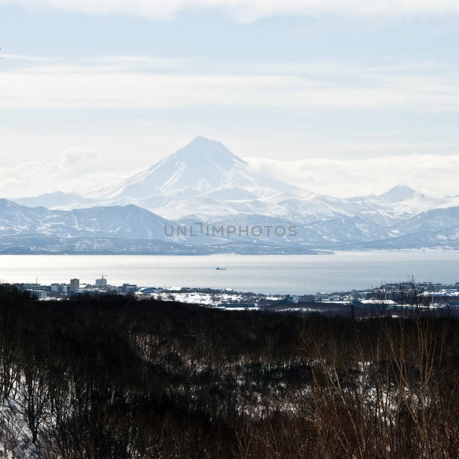 The city of Petropavlovsk - Kamchatka in Russia