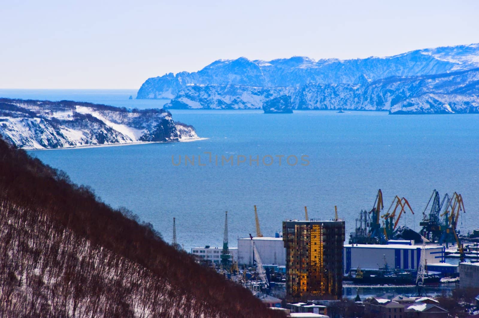 The city of Petropavlovsk - Kamchatka in Russia