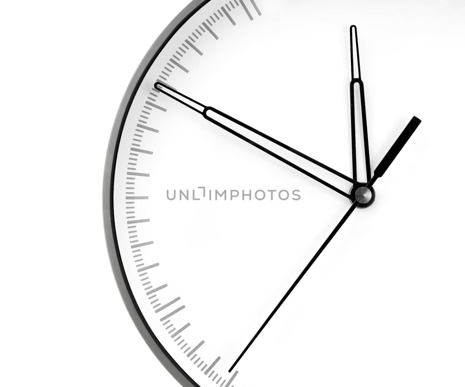 Wall Clock, isolated on white background