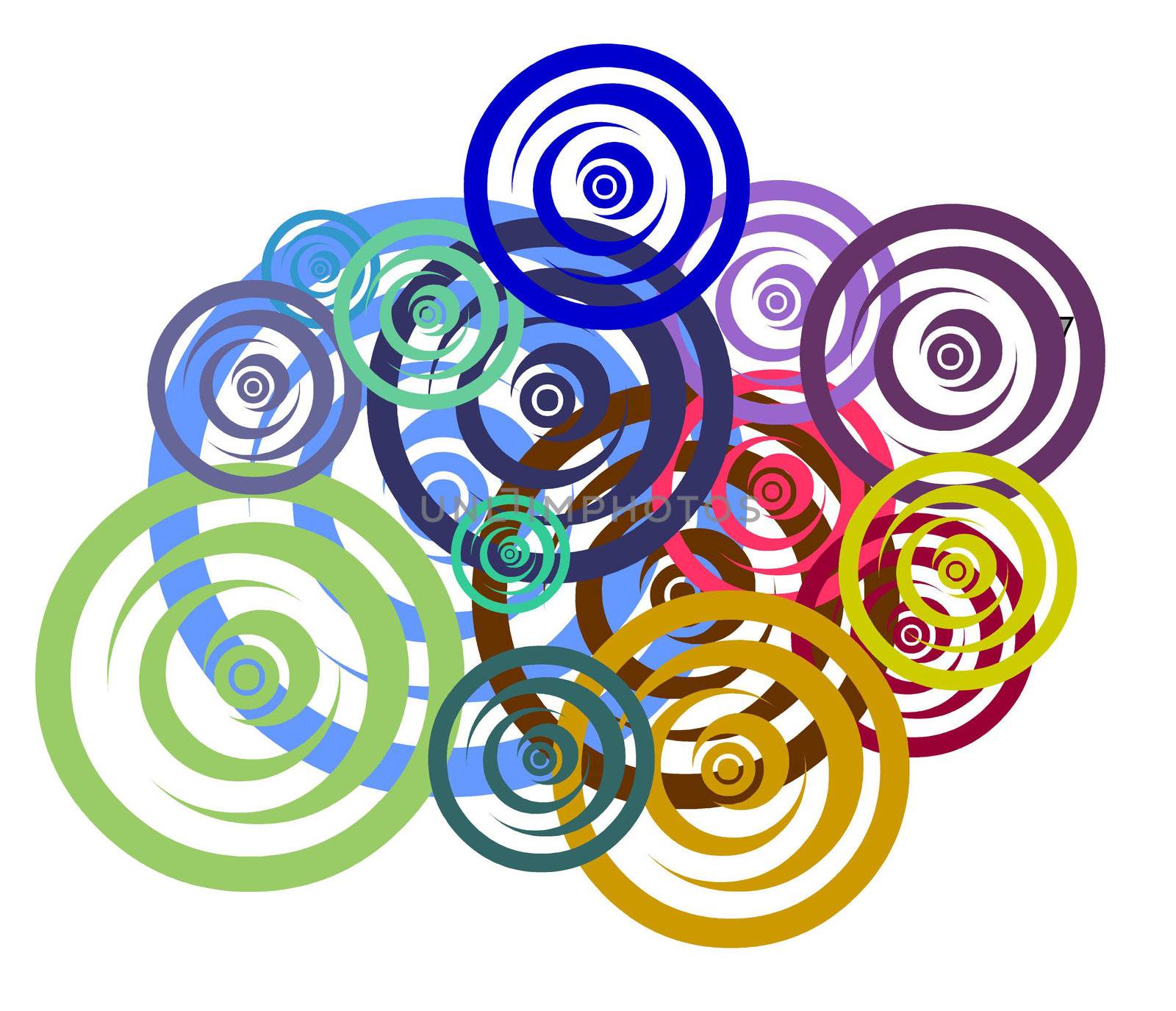 Organic colourful rings by haiderazim