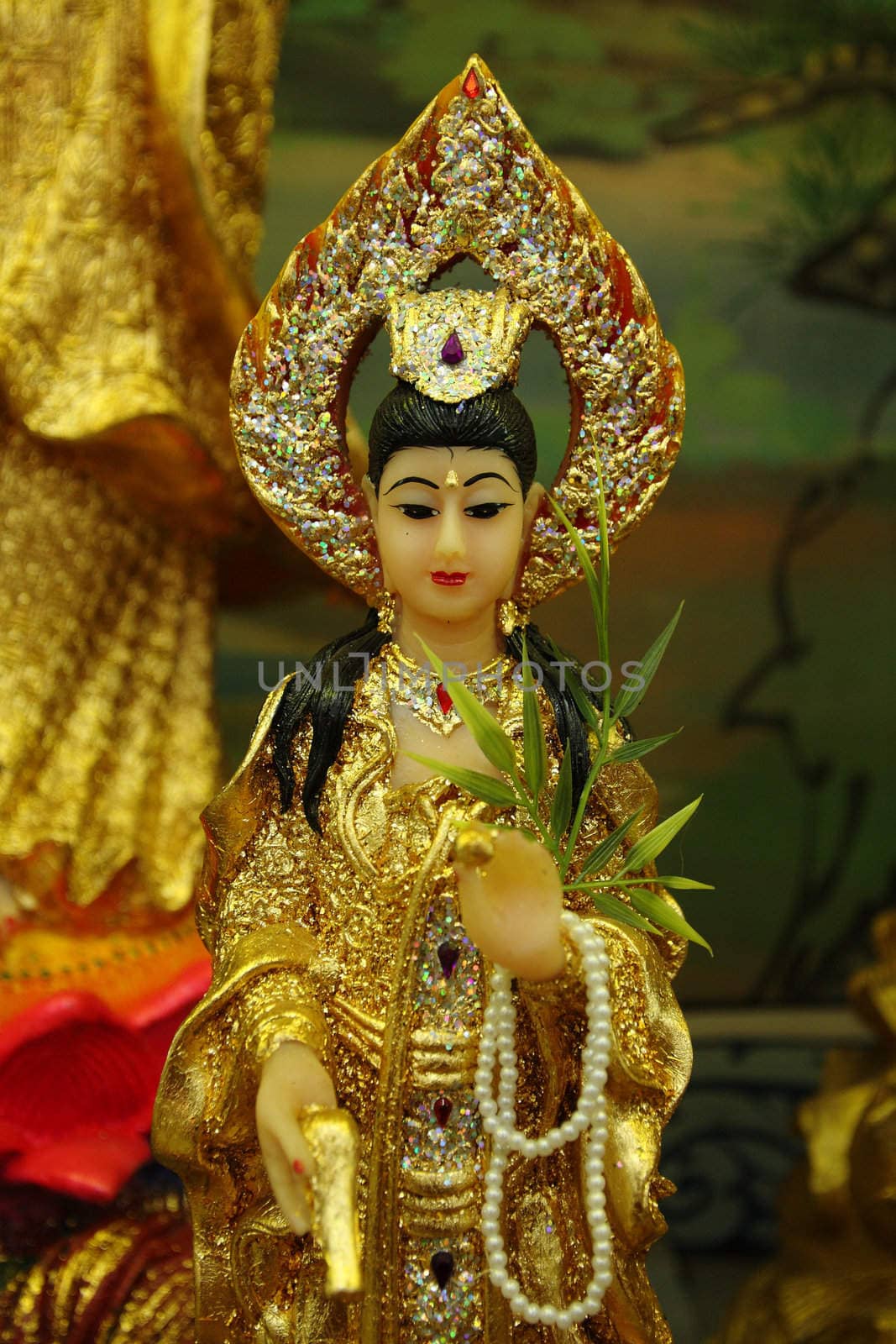 Guan yin Chinese at Chachoengsao near Bangkok, Thailand.