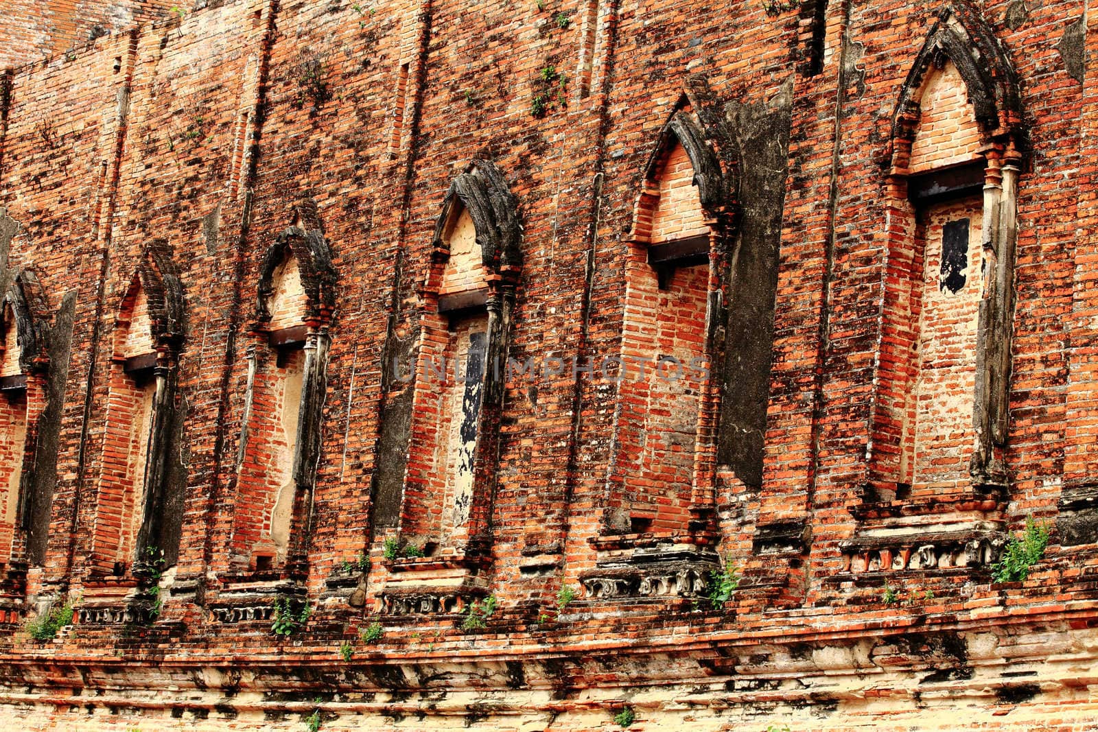 Historical Pagoda at Ayutthaya near Bangkok, Thailand 