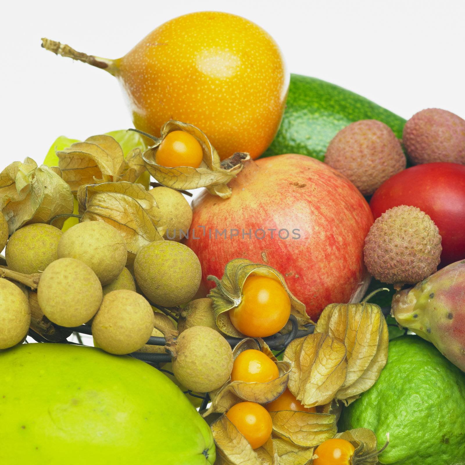 tropical fruit still life