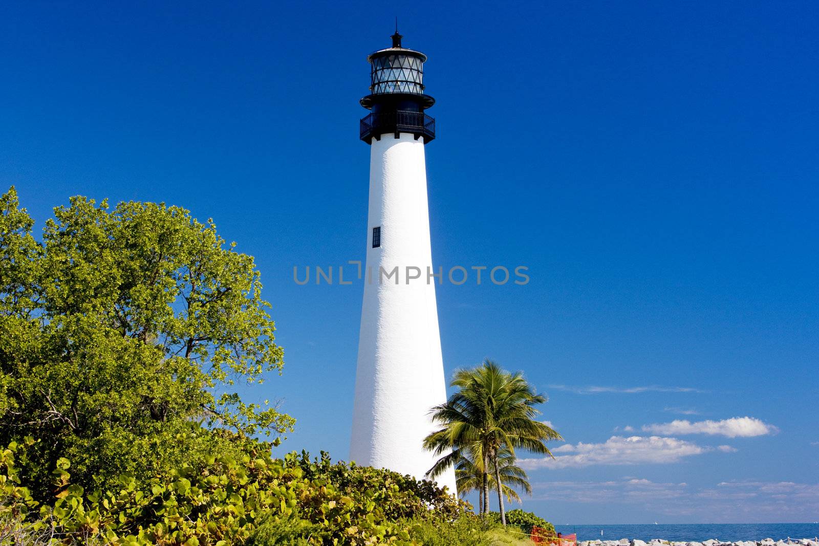 Cape Florida Lighthouse, Key Biscayne, Miami, Florida, USA