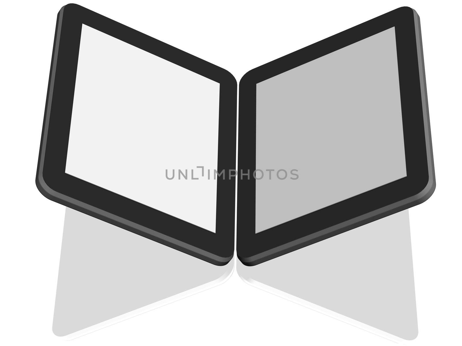 Group of Two Tablet Computers