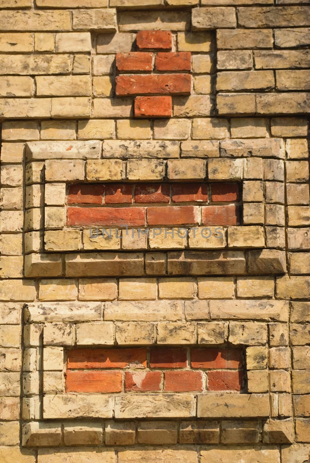 brick wall with cross